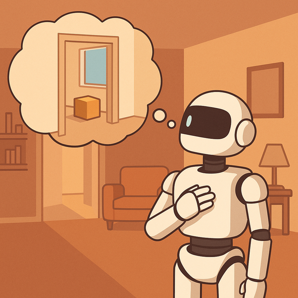 a robot remembering something in another room